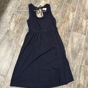 Loft XXSP navy blue sleeveless dress
